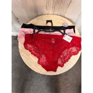 Just be laced panty set of 3 size XL